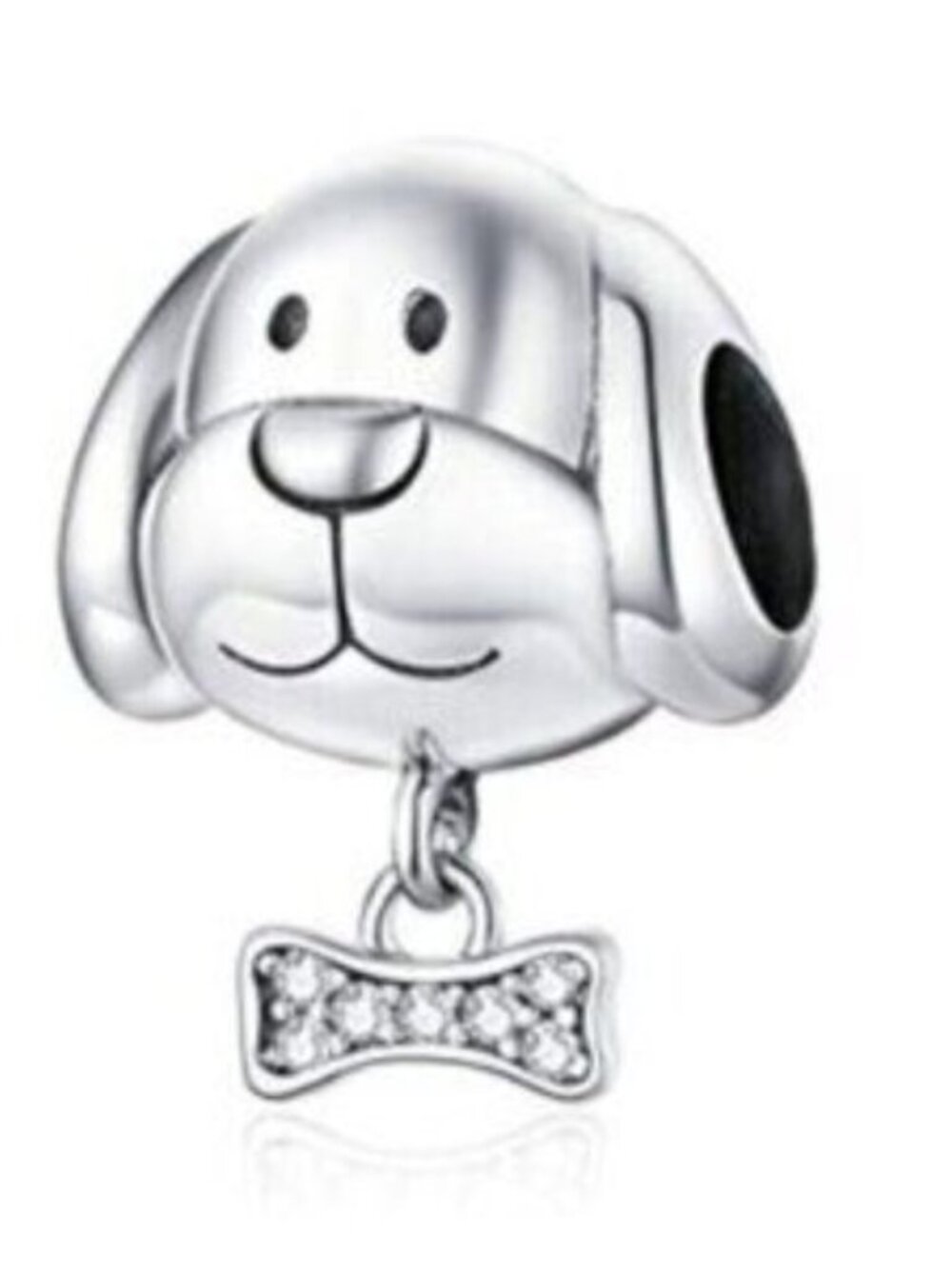 Pandora Dog Charm 925 Sterling Silver Charm Compatible with Pandora NEW